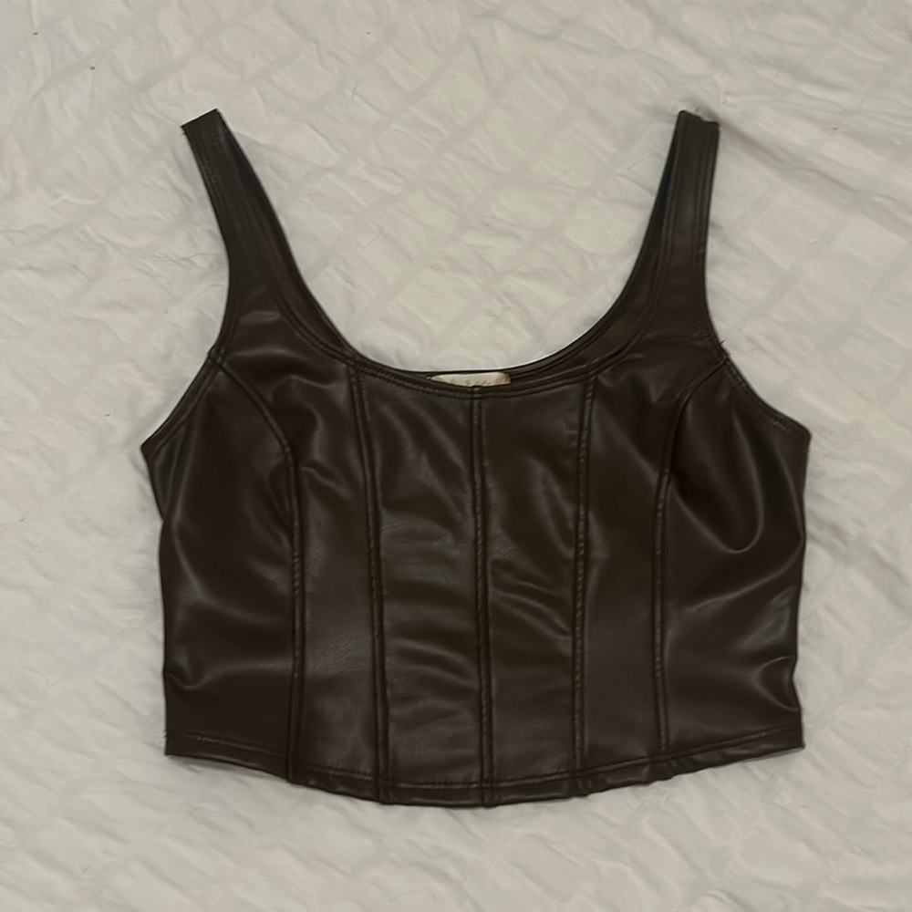 Altr’d State Leather Bustier